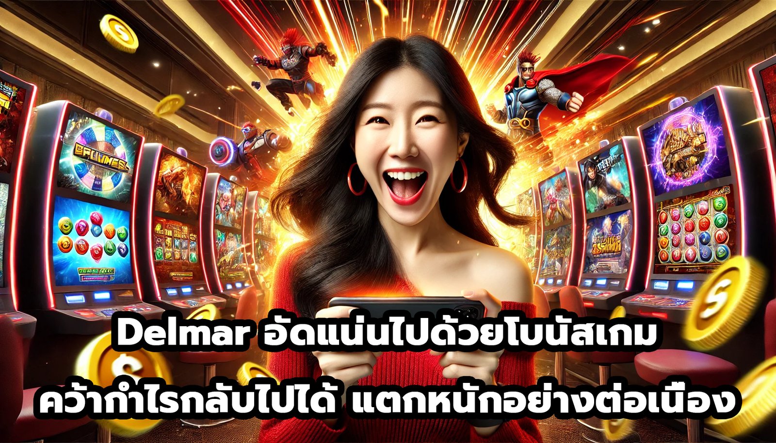 Delmar อัดแน่นไปด้วยโบนัสเกม คว้ากำไรกลับไปได้ แตกหนักอย่างต่อเนื่อง-1
